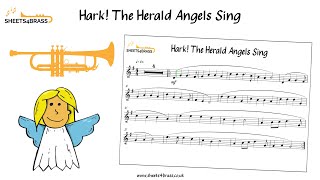 Hark the Herald - Solo Trumpet with Sheet Music and Play Along