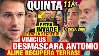 TERRA E PAIXÃO CAPÍTULO DE HOJE - QUINTA 11/01- Resumo da novela Terra e Paixão hoje ao vivo Lucinda