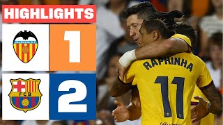 VALENCIA CF 1 - 2 FC BARCELONA | RESUMEN LALIGA EA SPORTS