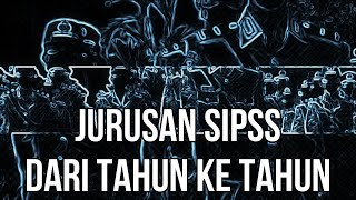 JURUSAN YANG DI TERIMA DI SIPSS DARI TAHUN KE TAHUN