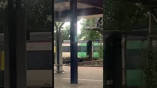 Southern class 171 pulling out of ashford intl station