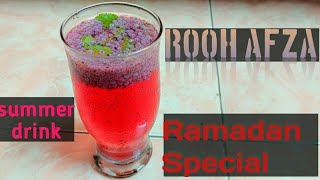 Rooh Afza/ Ramzan Special Drink/ How to Make Rooh Afza/ Sharbat/ Iftar Special Drink/ Summer Drink