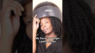 Hooded Dryer= Longer Lasting Styles