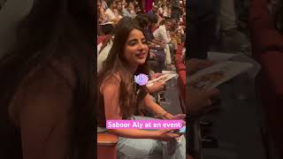 Saboor Aly at an event in Karachi #sabooraly #karachi #shorts #ytshorts #music