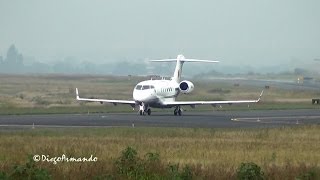 Bombardier BD100 Challenger﻿ 300 - Landing Guadalajara airport