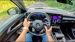 NEW Renault Espace esprit Alpine 2024 [1.2 E-Tech 200 hp] |0-100| POV Test Drive #2159 Joe Black