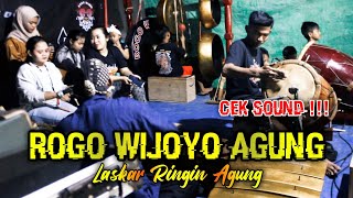 Cek Sound‼️Lagu Pembukaan ROGO WIJOYO AGUNG Live Bukit Raya Samboja