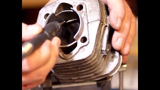 How To Port Your 2 Stroke Motorized Bicycle Engine- The Basics - Get Improved Performance