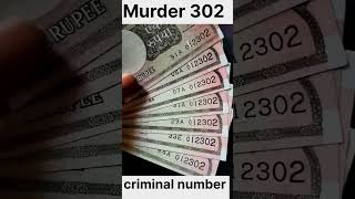 302 criminal number  #shorts #shortvideo #trending #shortsfeed #sidhumoosewala #sohigh #786 #302