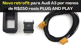 NOVO RETROFIT PARA AUDI A3 PLUG AND PLAY PARA AUXILIAR NO SEU DIA A DIA (PRIMEIRO DO BRASIL) A3 8V