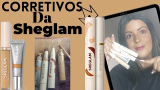 Testando os Corretivos Da Sheglam!!!