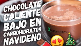 Receta Chocolate Caliente Bajo en Carbohidratos Navideño