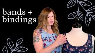 How To Sew Knit Neckbands and Bindings | Beginners Tutorial