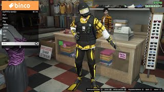 black & yellow modded outfit, tutorial!