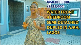 #realestate Inside a Water Front N60M 4 Bedroom Semi-Detached Duplex In Ajah Lagos #Island #lekki