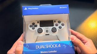 Sony DualShock 4 (Glacier White) - UNBOXING IN 2023