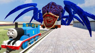 Building a Thomas Train Chased By Cursed Thomas turned into Shin Sonic Tapes,Sonic.exe in GMod