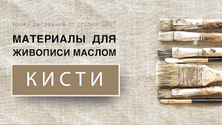 Кисти.Материалы для живописи маслом.