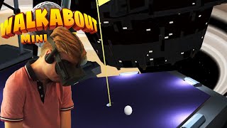 PLAYING MINI-GOLF IN SPACE?! - Walkabout Mini Golf VR