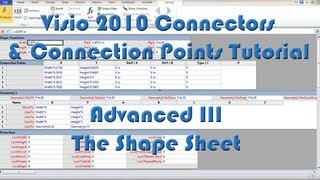 Visio 2010 Connectors and Connection Points Tutorial - Advanced III - The Shape Sheet