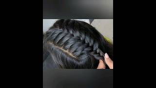 Simple&Easy braid Hairstyle for college girls #hairstyles #shorts #trending #nirmalahairstyles #hair