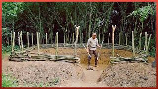 Man Builds MEDIEVAL House Using Primitive Techniques | Start to Finish by @gesithasgewissa