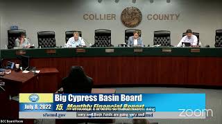 Big Cypress Basin Board Meeting July Meeting