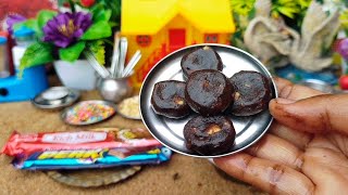 Miniature Chocolate Peda Recipe | Oreo & richmilk Chocolate | Instant Chocolate recipe | Minicooking