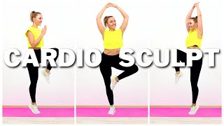 🔥30-Minute Beginner Cardio Sculpt Workout🔥All Standing | No Equipment | Fat-Burning🔥