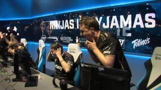 Emotions NiP after winning the IEM Oakland 2016