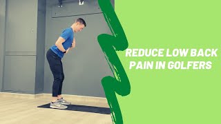 Reduce Low Back Pain for Golfers