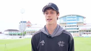 Harrison praises James' efforts with the bat on day one vs Hants