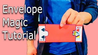 Envelope Magic Trick TUTORIAL #mr_yut_magic #magician #tutorial