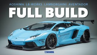 Full Build - Aoshima LB-Works Lamborghini Aventador