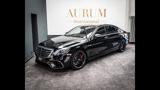 Mercedes-Benz S 63 AMG 4MATIC+ Limousine *Obsidianschwarz* Walkaround by AURUM International