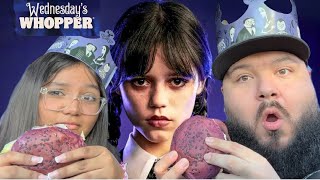 Trying Burger Kings NEW Addams Family Meal!