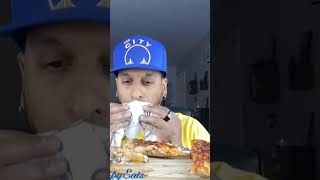 PIZZA 🍕 & POUTINE  MUKBANG #pizza #pizzalovers #pizzalover #fypシ゚viral #ytshorts #mukbang #asmr