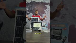 Unboxing Refletor de Led Solar 1000W com Placa Solar e IP67 Arco Íris Led - 82966  - PARTE 2