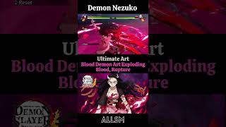 Demon Nezuko Blood Demon Art Exploding Blood, Rupture Kimetsu no Yaiba The Hinokami Chronicles