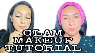 GLAM MAKEUP TUTORIAL / TRENDY/ MAQUILLAJE GLAM PARA AÑO NUEVO TENDENCIA