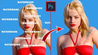 Photoshop Tutorial How to Remove Watermarks Easily l Remove Watermark in Photoshop