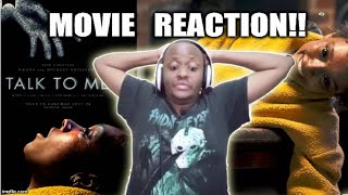 TALK TO ME (2023) HORROR MOVIE REACTION | First Time Watching