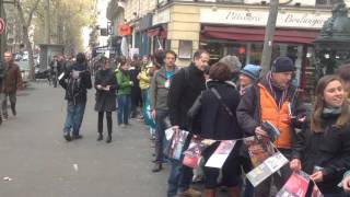 The Transition Bloc at the Paris Human Chain, 29 November 2015.