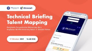 TECHNICAL BRIEF TALENT MAPPING 58 Batch 2: Sekolah Vokasi 2021