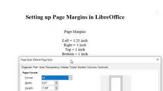 How to Set Up Page Margins in LibreOffice Writer