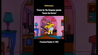 Promos for The Simpsons episode “Homer the Heretic” (1992) #thesimpsons