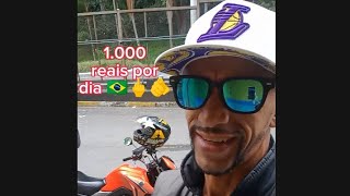 1.000 reais por dia 😱 no 🇧🇷 app🤫 à pé 🏃 bike 🚴 ou moto 🛵 quem quer faz,quer não quer da des