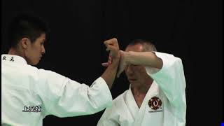 Secret uwa uke nage. Shorinji Kempo Juho. Sensei Arai. 少林寺拳法 技.  武道少林寺拳法