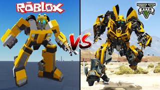 GTA 5 BUMBLEBEE VS ROBLOX BUMBLEBEE - WHO IS BEST?