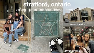 beliebers go to stratford 💫 justin biebers home town, avon theatre & steps to stardom museum